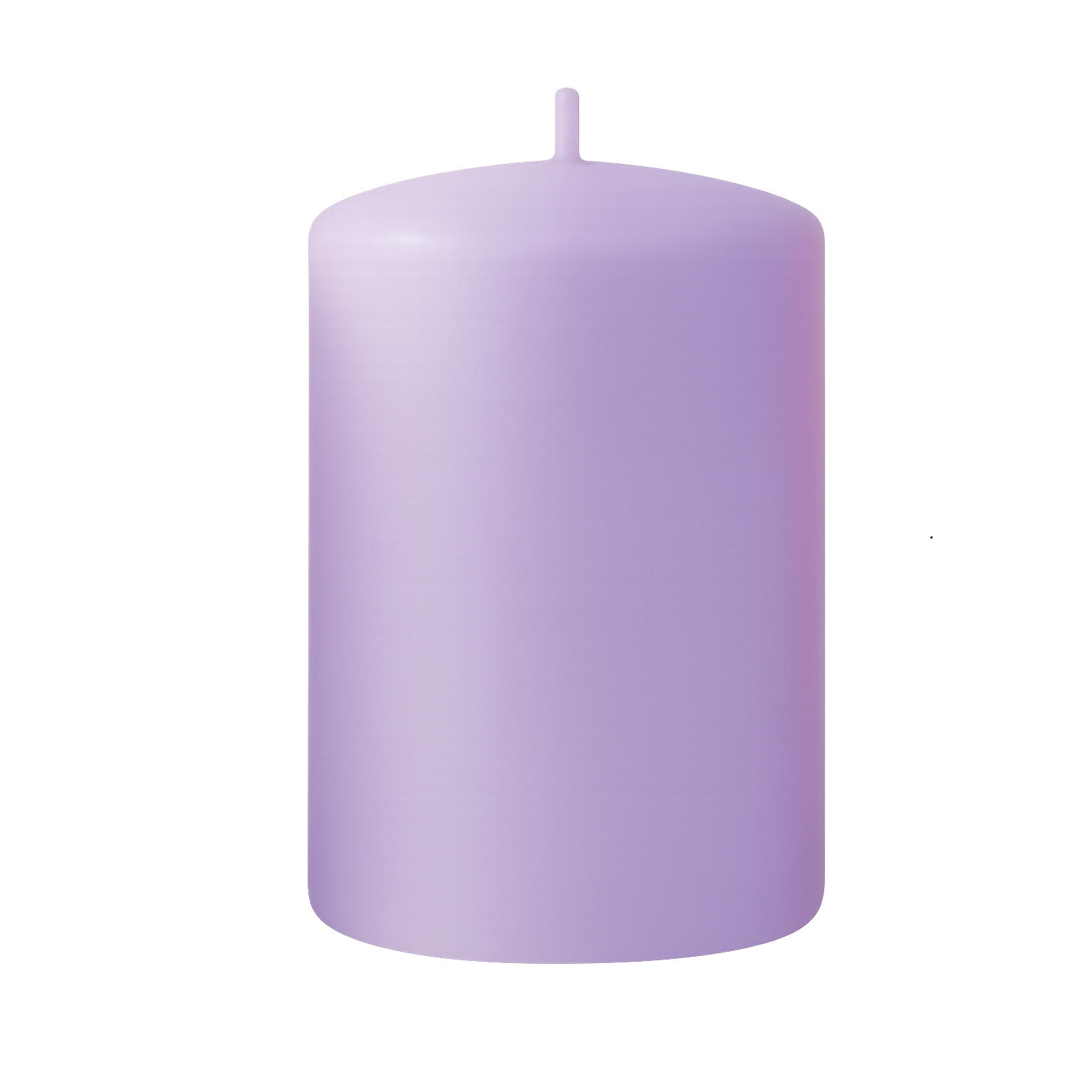 KERZE Classic violet 7/7/10 cm Paraffin - Violett, Paraffin (7/10/7cm) - Mondex