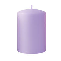 KERZE Classic violet 7/7/17.5 cm Paraffin - Violett, Paraffin (7/17.5/7cm) - Mondex