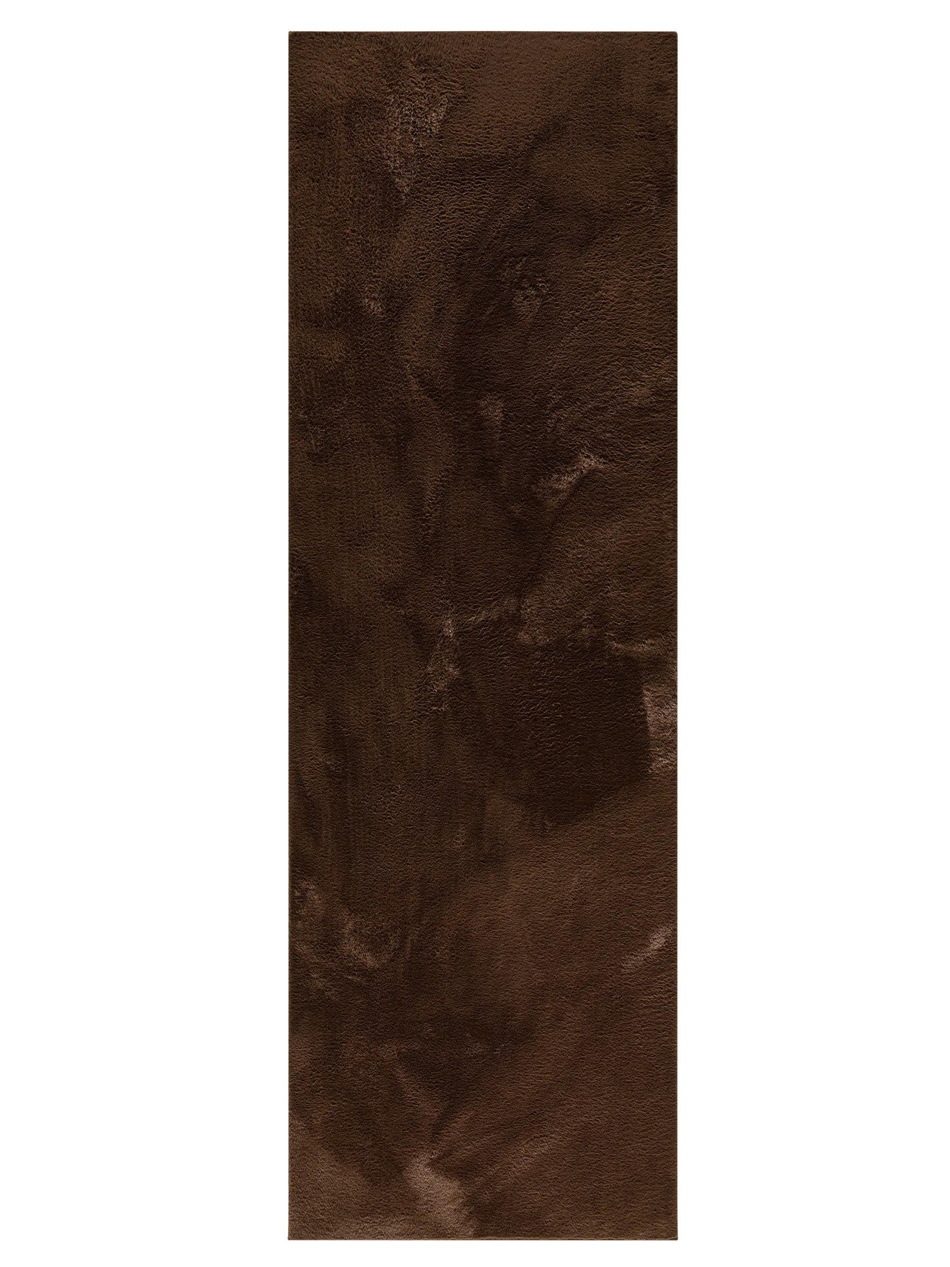 KUNSTFELLLÄUFER Furry Braun 70/200 cm - Braun, Kunststoff/Textil (70/200cm) - benuta