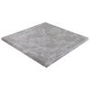 TISCHPLATTE quadratischer 60 cm, Grau - Dunkelgrau/Grau, Holz (60/2/60cm) - Oviala