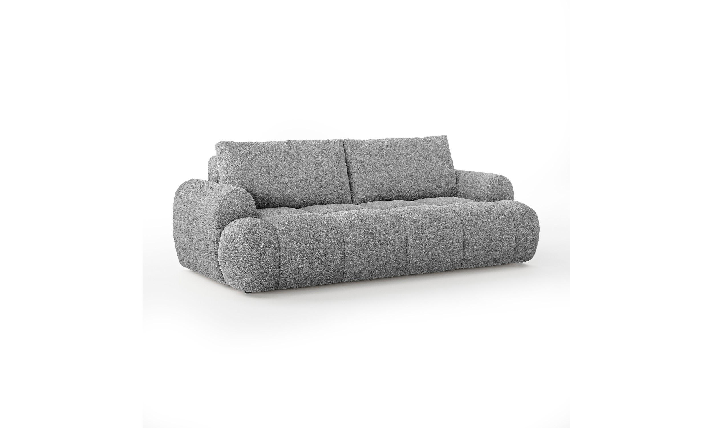 Lookway Schlafsofa Grau 250x85x100 cm