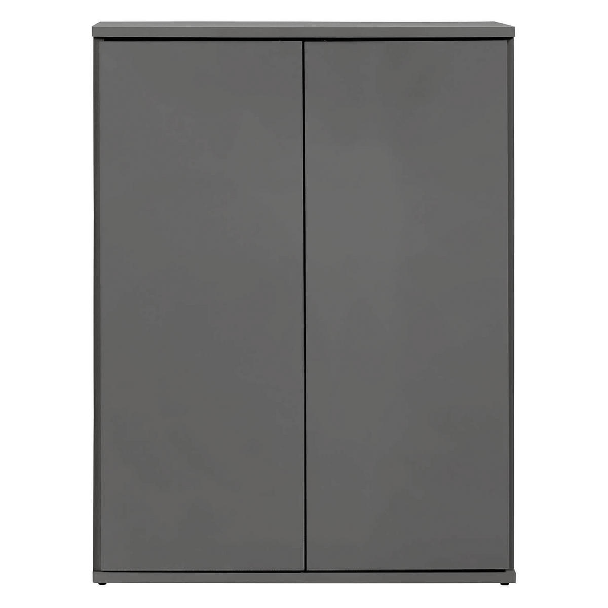 MEHRZWECKSCHRANK Der Kurze - Schwarz, Holzwerkstoff (60/81/34cm) - Mokebo