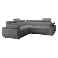 ECKSOFA Boston Maxi - Chromfarben/Silberfarben, Holz/Textil (260/260cm) - MIRJAN24