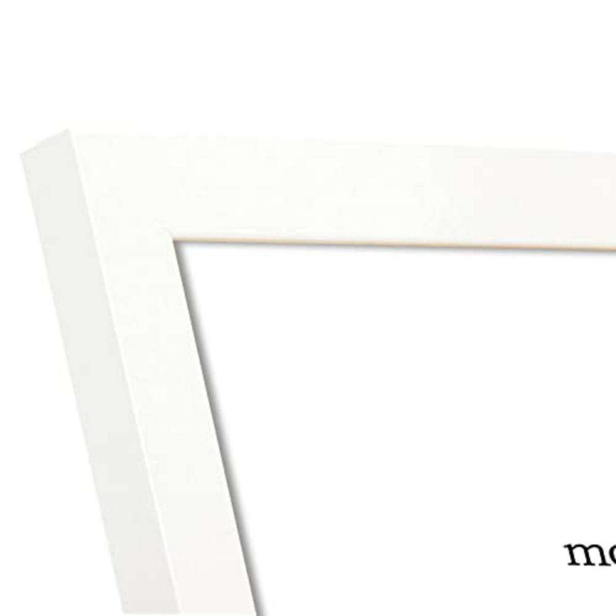 POSTER Set mit 4 Gin TypografieStil A4 Weißer Rahmen - Weiß, Papier (29.7/3cm) - Nacnic