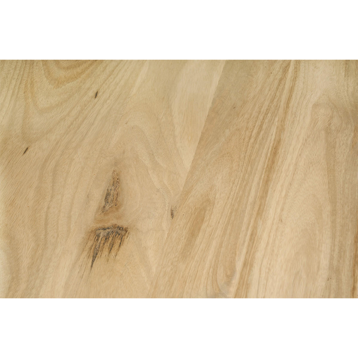 COUCHTISCH Verschachtelt Massiv Mangoholz Metall LEDGE - Dunkelbraun, Holz (75/75/52cm) - Miliboo