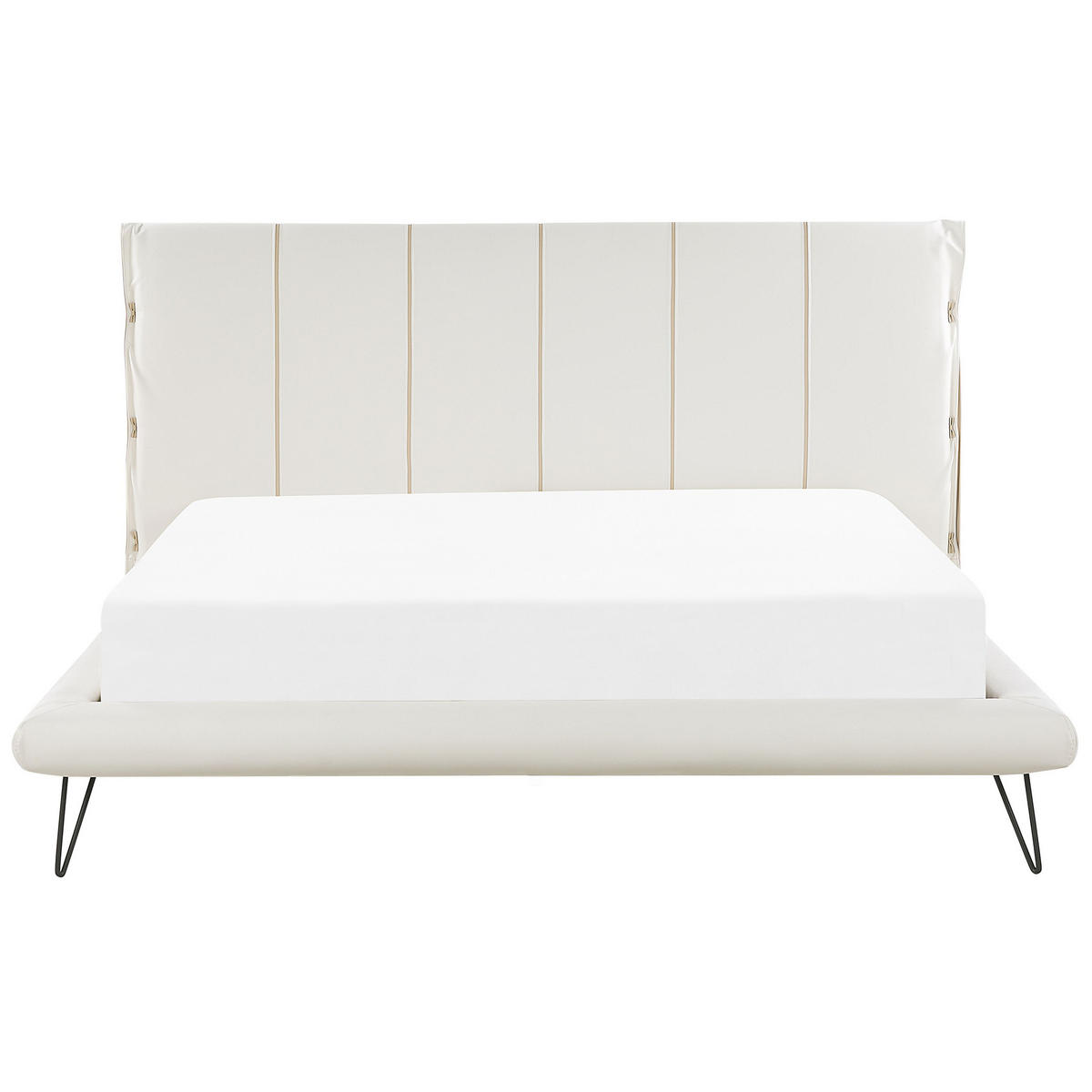 BETT 180/200cm Creme Betin - Creme, Textil (180/200cm) - Beliani