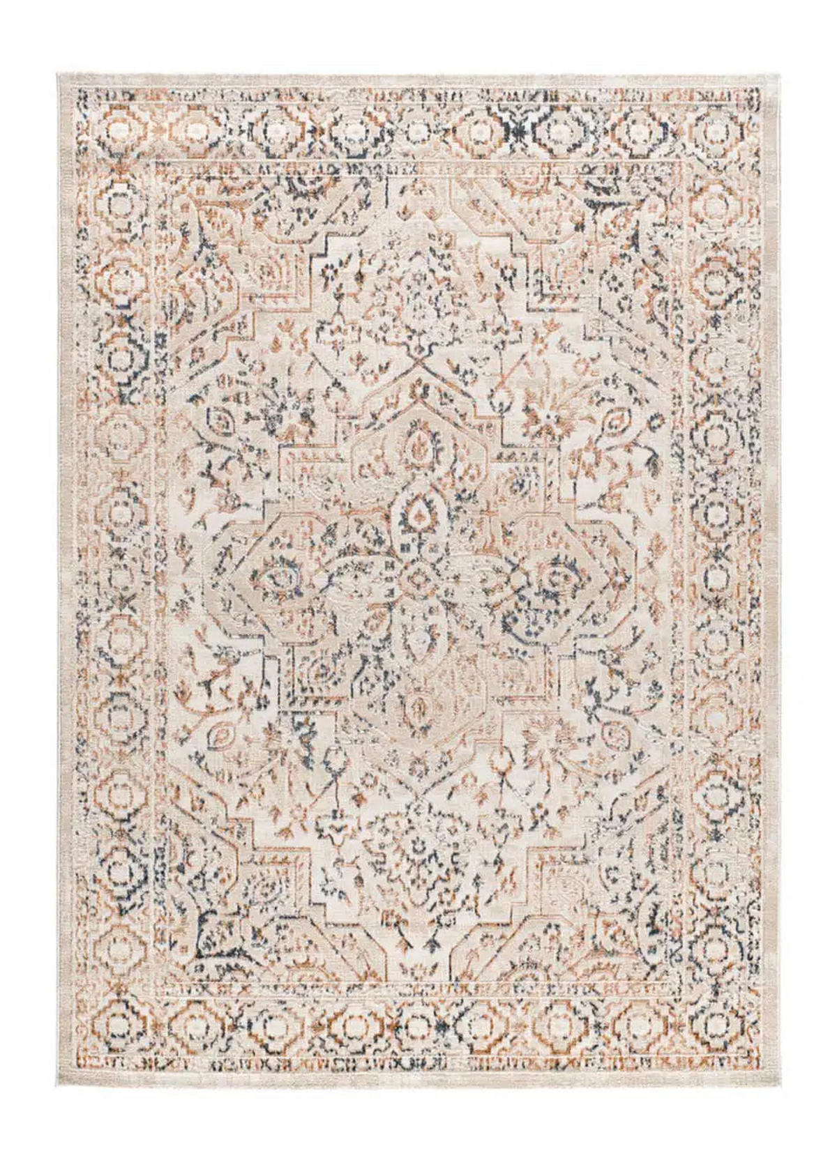 KURZFLORTEPPICH Mehrfarbig Keops 192/290 cm - Beige/Multicolor, Naturmaterialien/Textil (192/290cm) - Atticgo