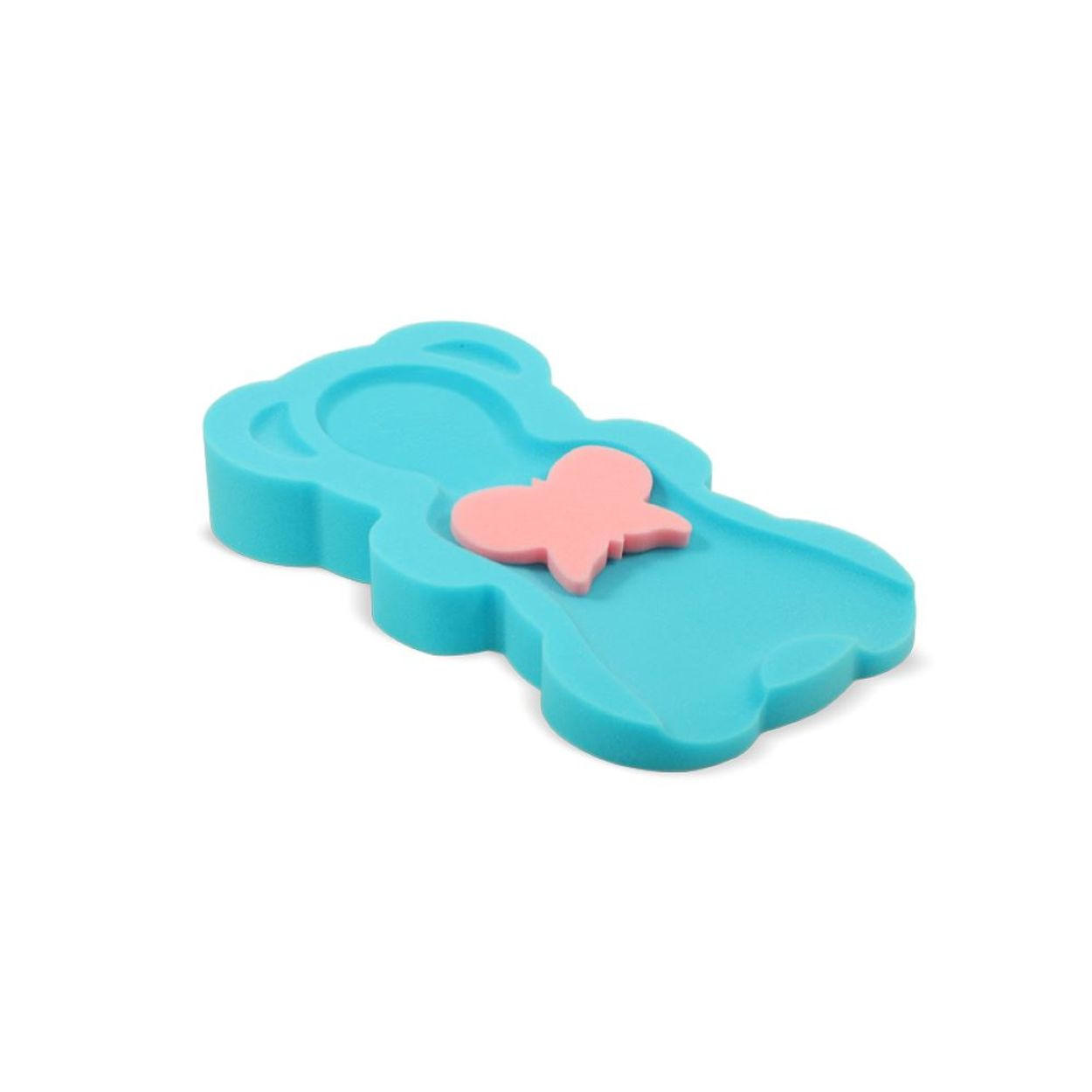 BABYBADEWANNE Einlage Midi weich 2 Schwämme blau weich, 2 Schwämme, verschiedenen Motiven - Blau, Kunststoff (27/48cm) - Lorelli