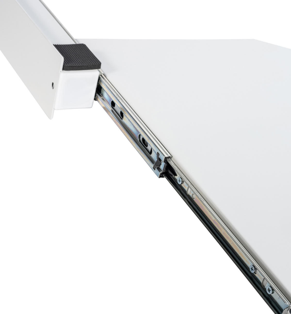 VERBINDUNGSRAHMEN für Waschmaschine/Trockner EDEO mit Ablage 60 cm Breit - Weiß, Metall (60/8/54cm) - DELUKE