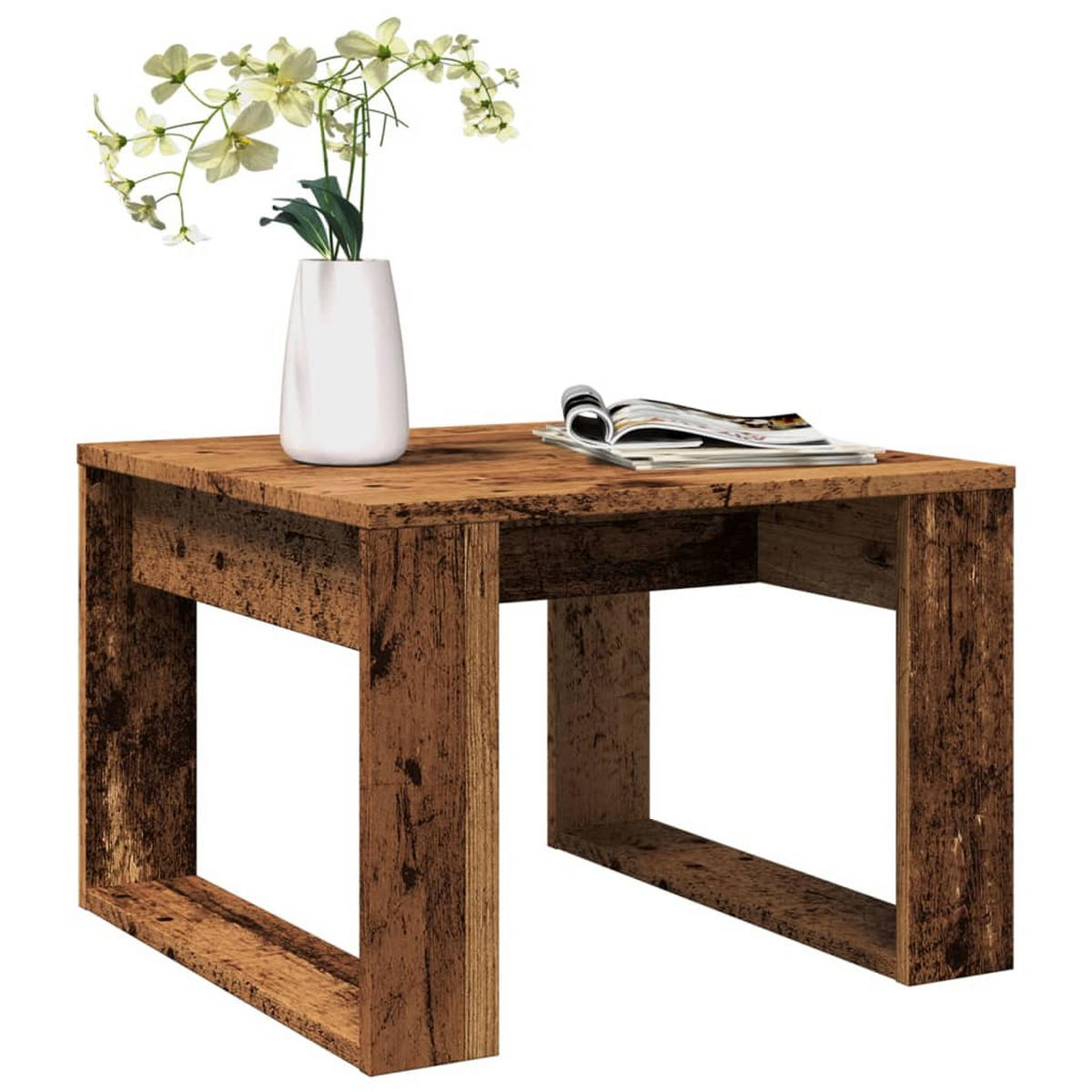 COUCHTISCH Morn 50/50/35 cm Braun Holzwerkstoff - Braun, Holzwerkstoff (50/50/35cm) - vidaXL