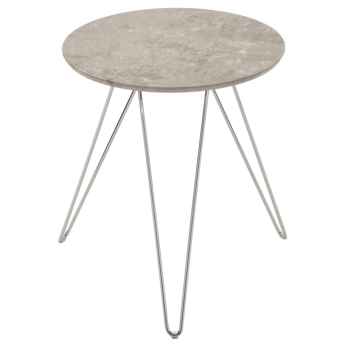 BEISTELLTISCH BENNO - Grau, Holzwerkstoff (48/48/56cm) - IDIMEX