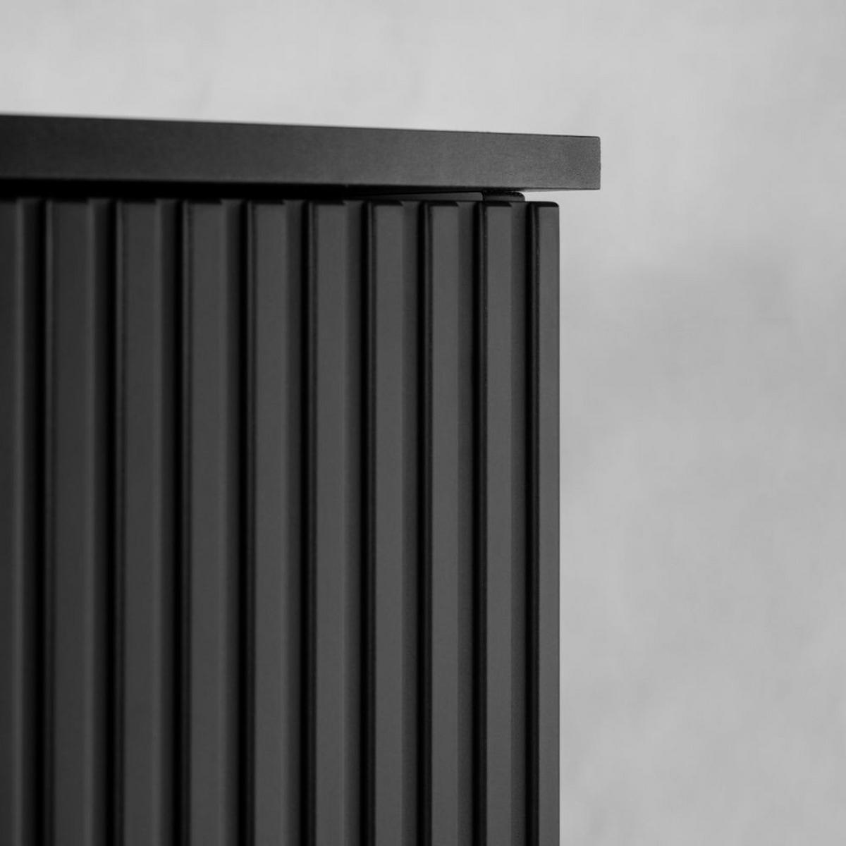 HÄNGESCHRANK Schwarz matt 35/139/31 cm - Schwarz, Holzwerkstoff (35.5/139/31.5cm) - Rodan