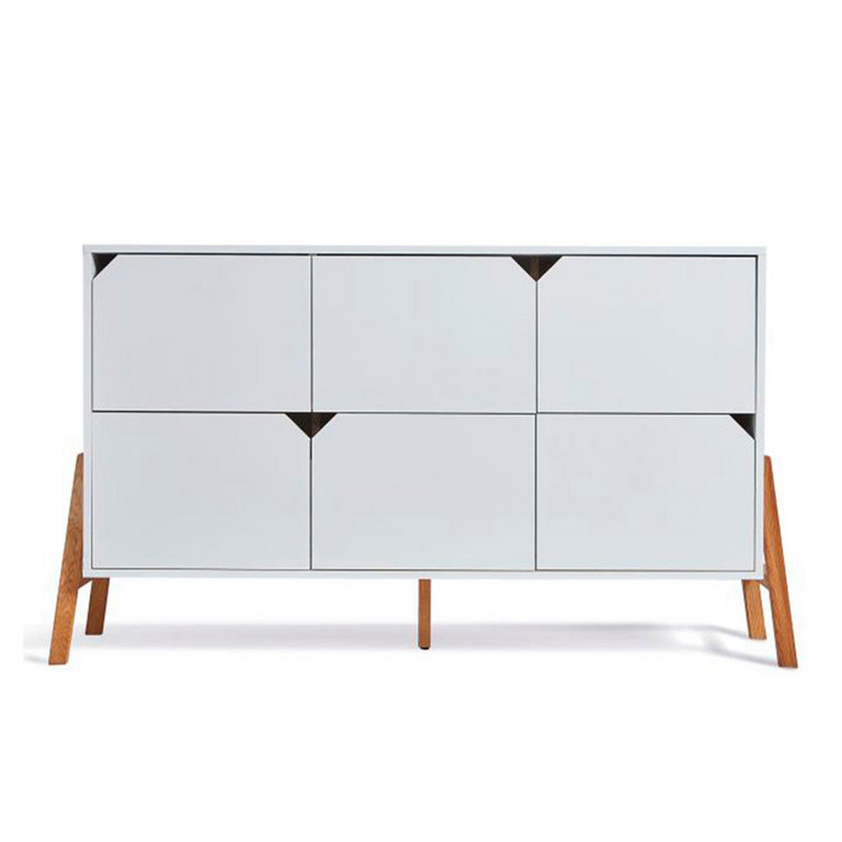 KOMMODE Weiß - Weiß, Holzwerkstoff (150/85/50cm) - Petits-meubles