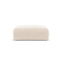 POUF Molino aus Boucle beige - Beige, Textil (100/36/100cm) - Micadoni
