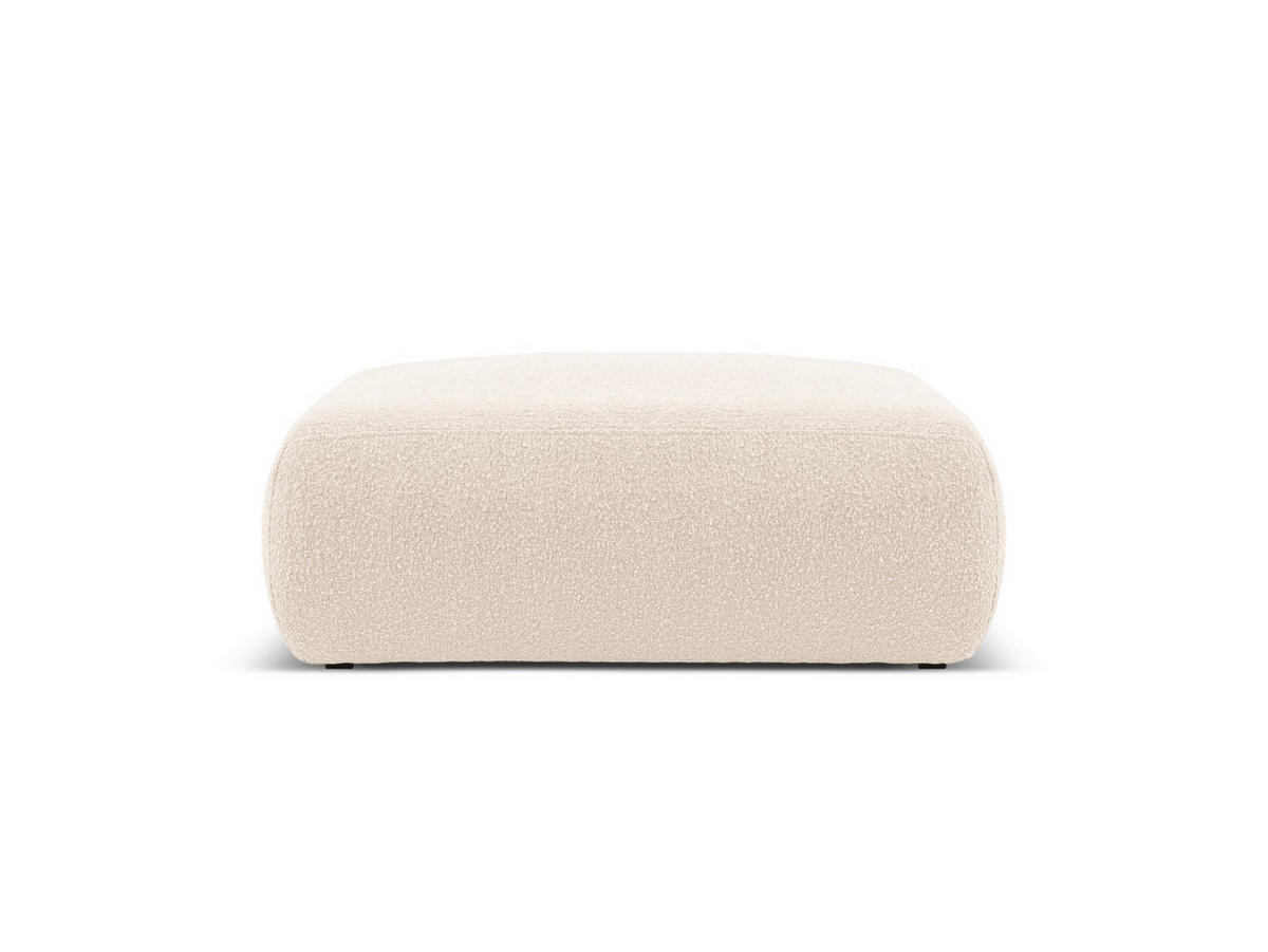 POUF Molino aus Boucle beige - Beige, Textil (100/36/100cm) - Micadoni