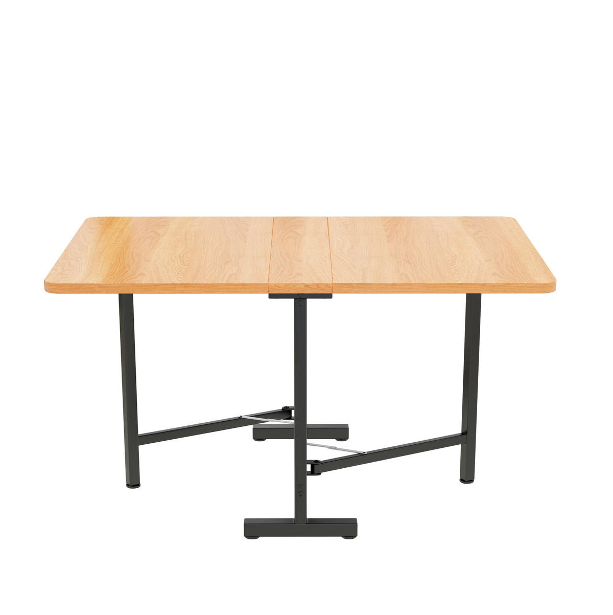 ESSTISCH 120/80 cm ausziehbar und klappbar mit Stauraumfunktion, Amerikanische Weißeiche - Eichefarben, Holzwerkstoff (120/80/75cm) - Redom