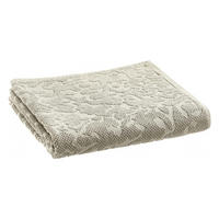 DUSCHTUCH Gilda perlweiß 70 x 130 cm - Hellgrau, Textil (70/130cm) - Vivaraise