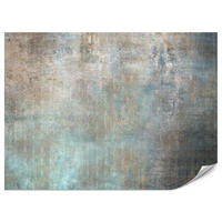 FOTOTAPETE für Wohnzimmer Abstrakter Bogen Mural Geometrie 450x315 - Türkis/Beige, Papier (450/315cm) - Muralo