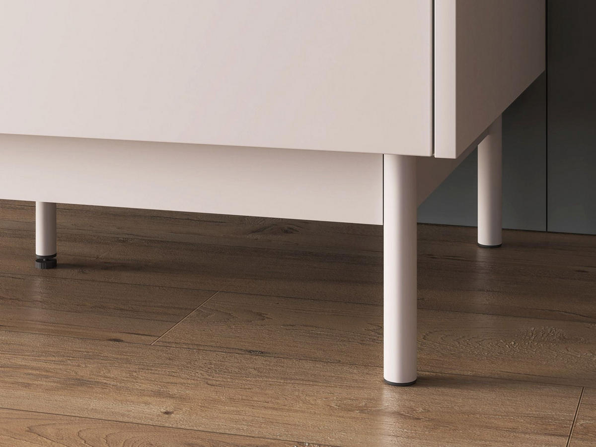 KLEIDERSCHRANK Dunea Kaschmirgrau/Eichenholzoptik 92 cm - Taupe/Beige, Holzwerkstoff (92/193/53cm) - Selsey