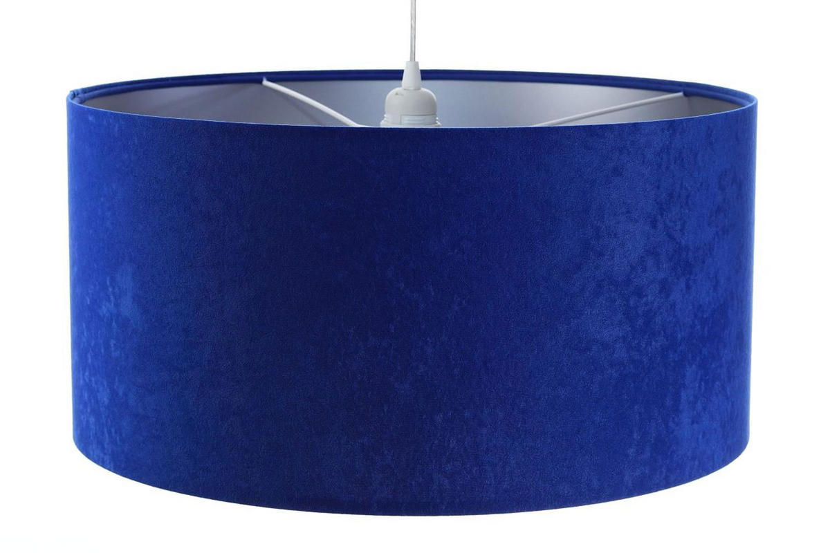 HÄNGELEUCHTE Blau 60/30 cm - Blau/Silberfarben, Kunststoff (60/1.1/30cm) - ONZENO