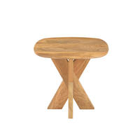 BEISTELLTISCH Deens Mangoholz 60 cm / 60 cm Natur - Naturfarben, Holz (60/60/65cm) - Villa Möbel