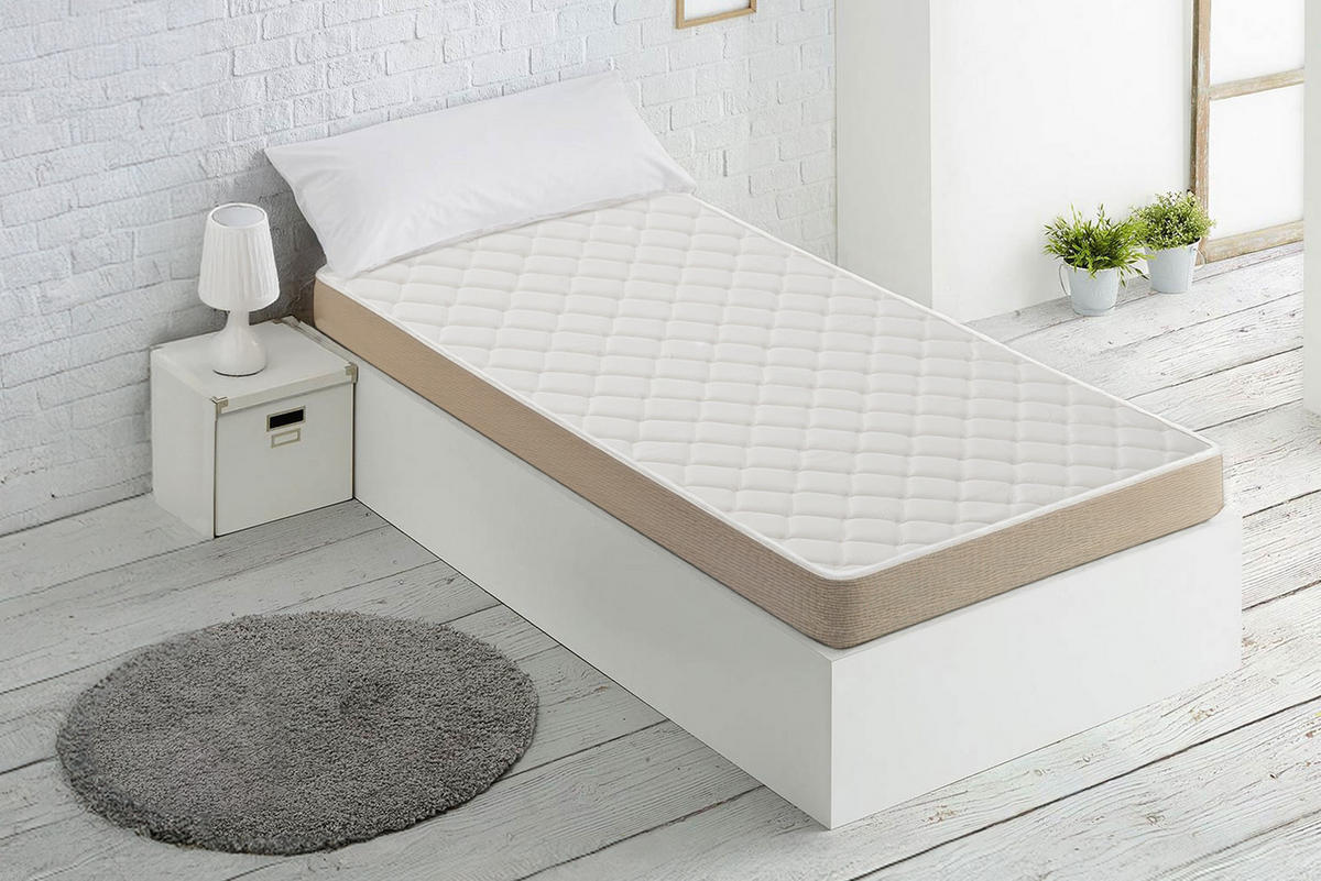 JUGEND-MATRATZE 2er-Pack- 70X160 - Beige, Textil (14/160cm) - Moonia
