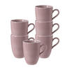 KAFFEEBECHER Beat Color Glaze Altrosa 350 ml 6er Set - Rosa, Keramik (0.35L) - Seltmann Weiden