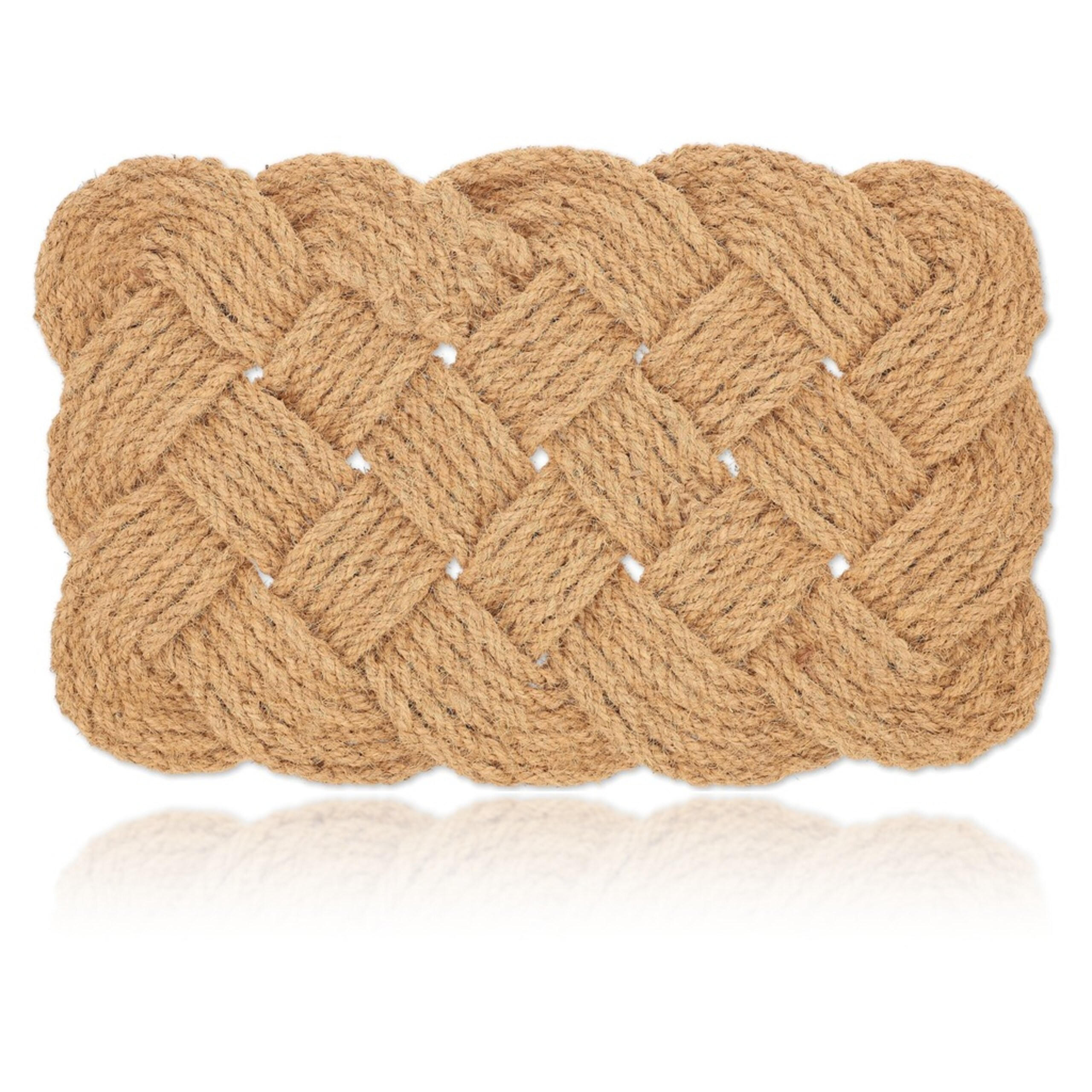 Relaxdays Fussmatte Beige 75x45 cm
