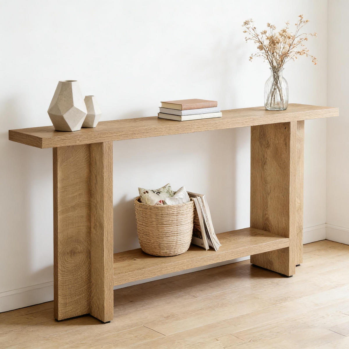 KONSOLENTISCH Brown 150/30/80 cm - Braun, Holzwerkstoff (30/150/80cm) - PANGIVO