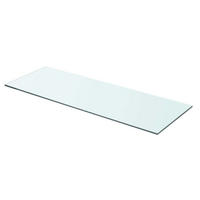 WANDBOARD 70/25/0,8 cm aus Glas Transparent - Transparent, Glas (70/0.8/25cm) - vidaXL
