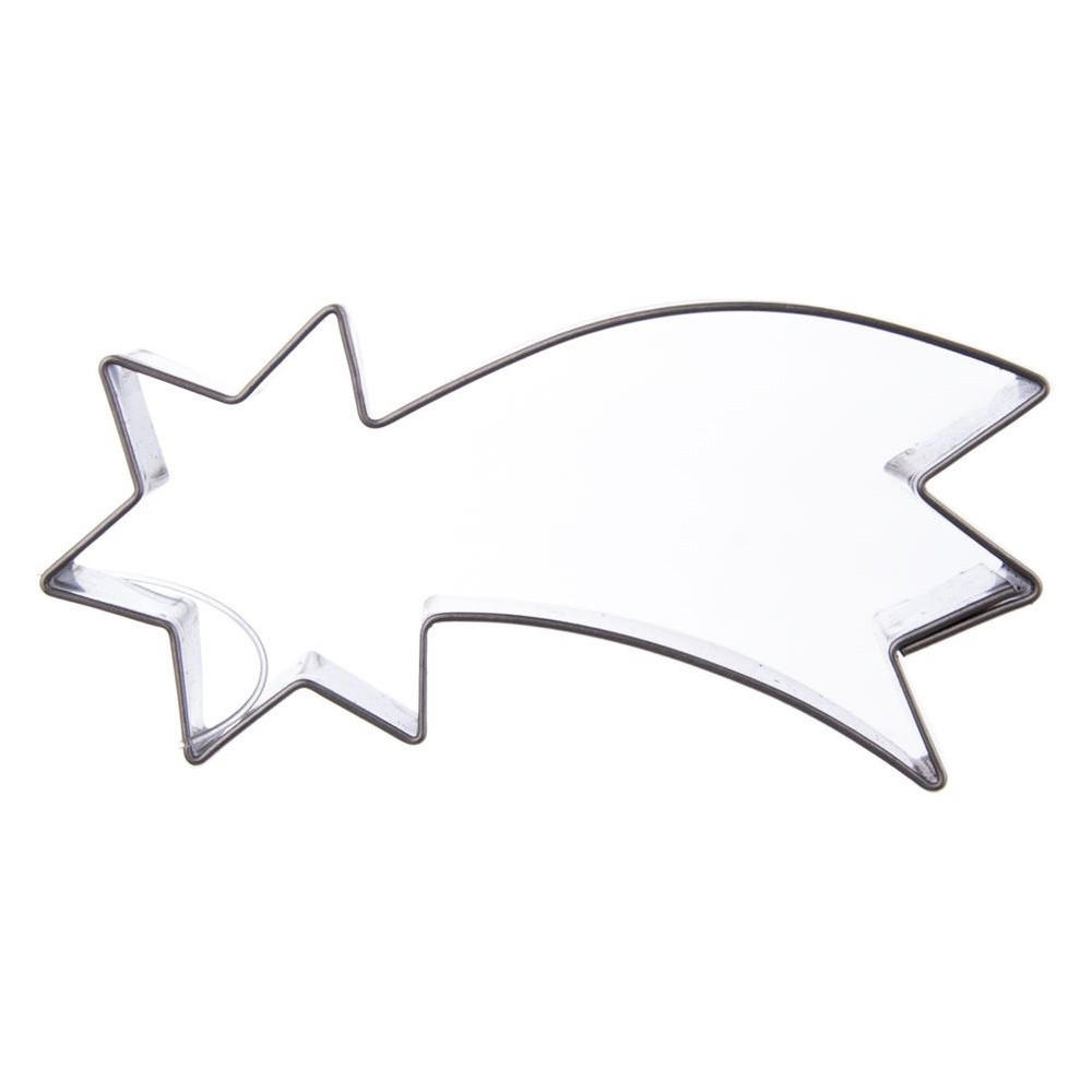 AUSSTECHFORM Weihnachtsstern 6,4 cm Silber - Silberfarben, Metall (3.5/1.5/6.4cm) - Orion 