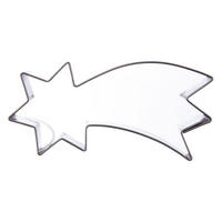 AUSSTECHFORM Weihnachtsstern 6,4 cm Silber - Silberfarben, Metall (3.5/1.5/6.4cm) - Orion 