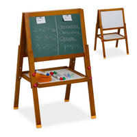 KINDERSTANDTAFEL - Multicolor, Holz/Holzwerkstoff (39/77/44.5cm) - Relaxdays