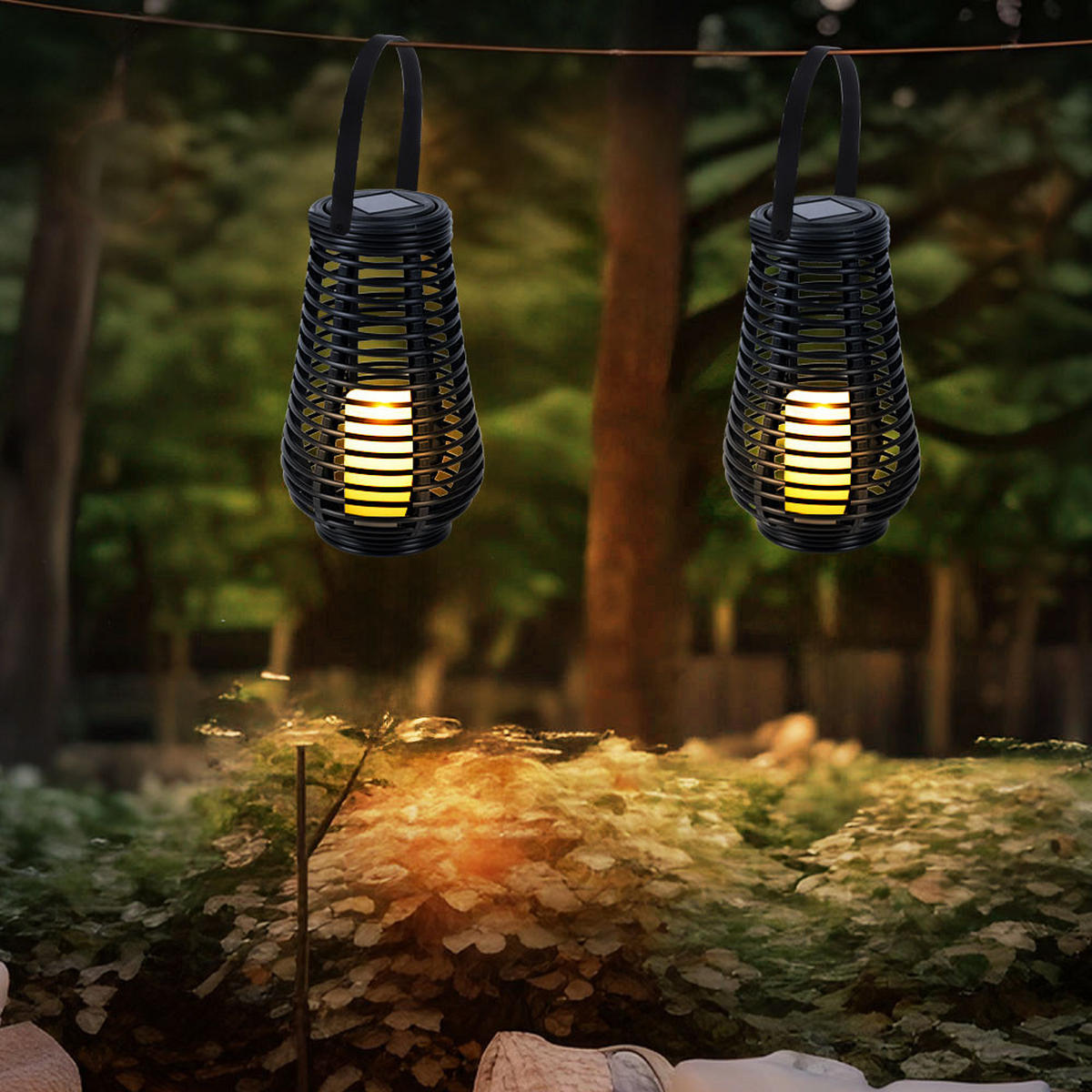 LED AUSSENLEUCHTE Solarlampe Schwarz - Schwarz, Kunststoff (18/26/18cm)