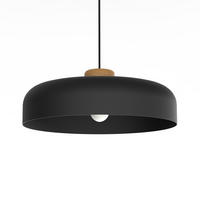HÄNGELEUCHTE - Schwarz, Metall (40/40/10cm) - Lumicom