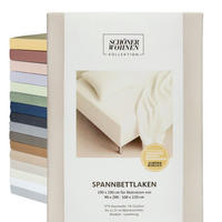 NAPÍNACIE prestieradlo FLAT - biela, textil (90/200cm) - Schöner Wohnen