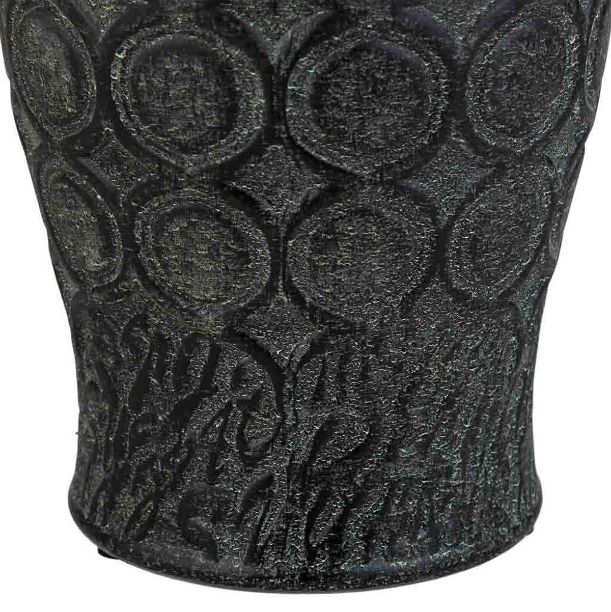 VASE aus Keramik, schwarz, 17x33cm - Schwarz, Keramik (33cm) - Wanderlust