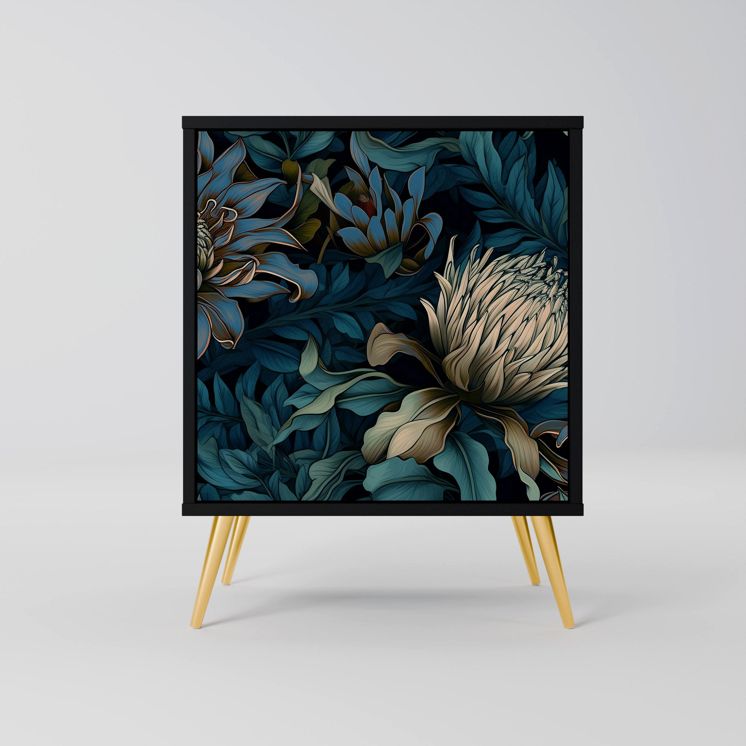 SpaceRebels Sideboard Schwarz 57.5x75.5x42 cm