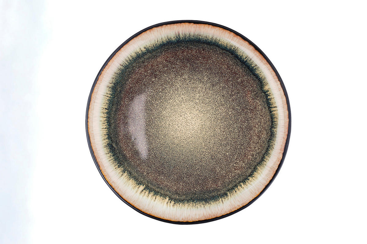 TELLER Iris Ø26cm - 6er-Set - Wildbraun - Braun, Keramik (26cm) - Björn