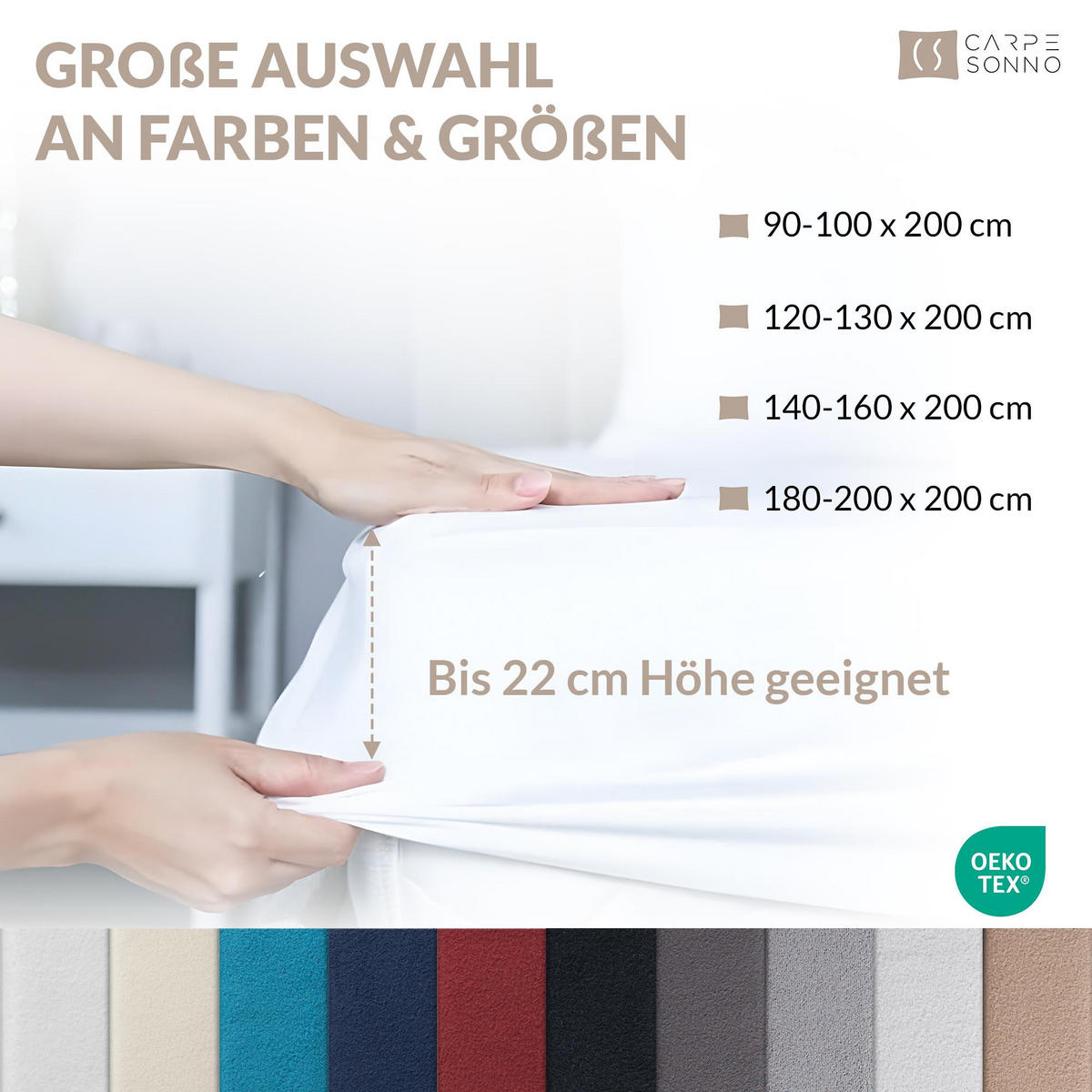 SPANNBETTLAKEN-TEDDY Warmes Winter Bettlaken 160x200 cm, Kuscheliges Teddy Laken Schwarz - Schwarz, Textil (160/200cm) - Carpe Sonno
