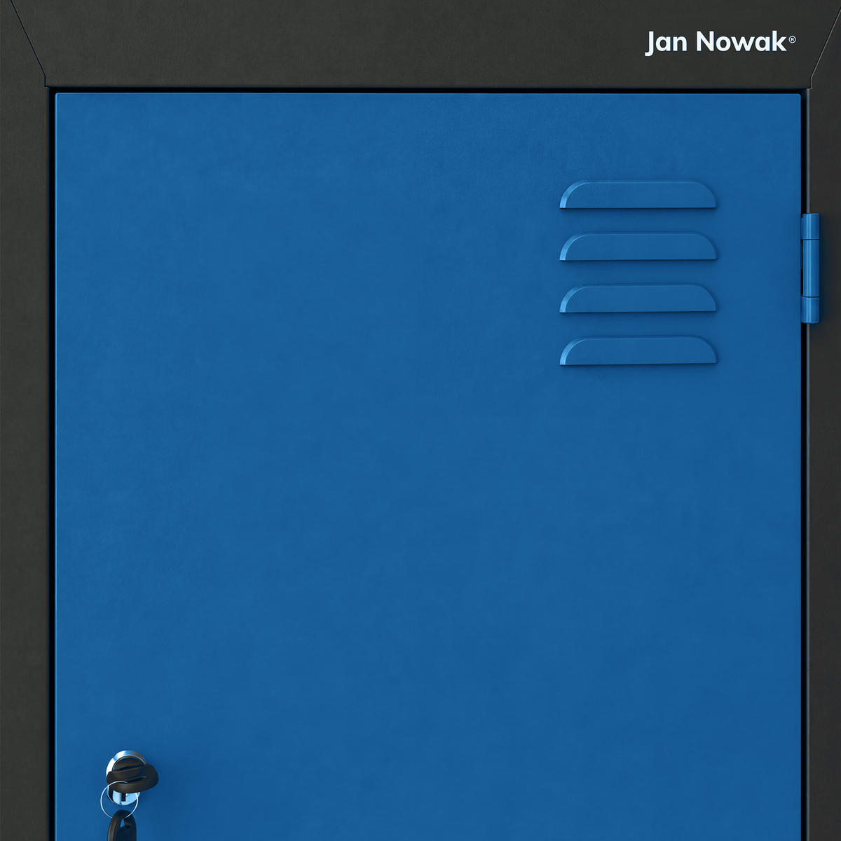 KLEIDERSCHRANK JULIA 185x80x45 cm - Blau/Anthrazit, Metall (80/185/45cm) - Jan Nowak