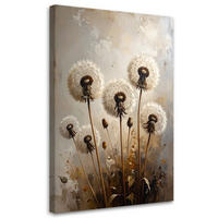 LEINWANDBILD Blumen 80x120cm - Beige, Textil (80/120cm) - Feeby