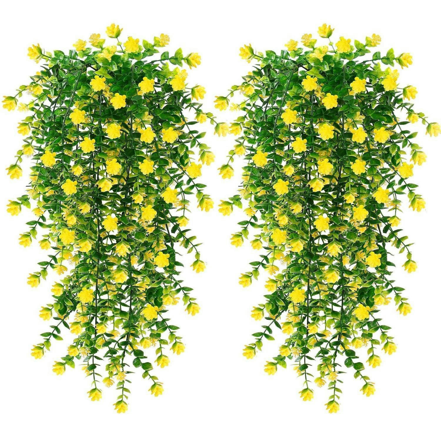 KÜNSTLICHE Blumen 6er Set Gelb 76 cm - Gelb, Kunststoff (76cm)