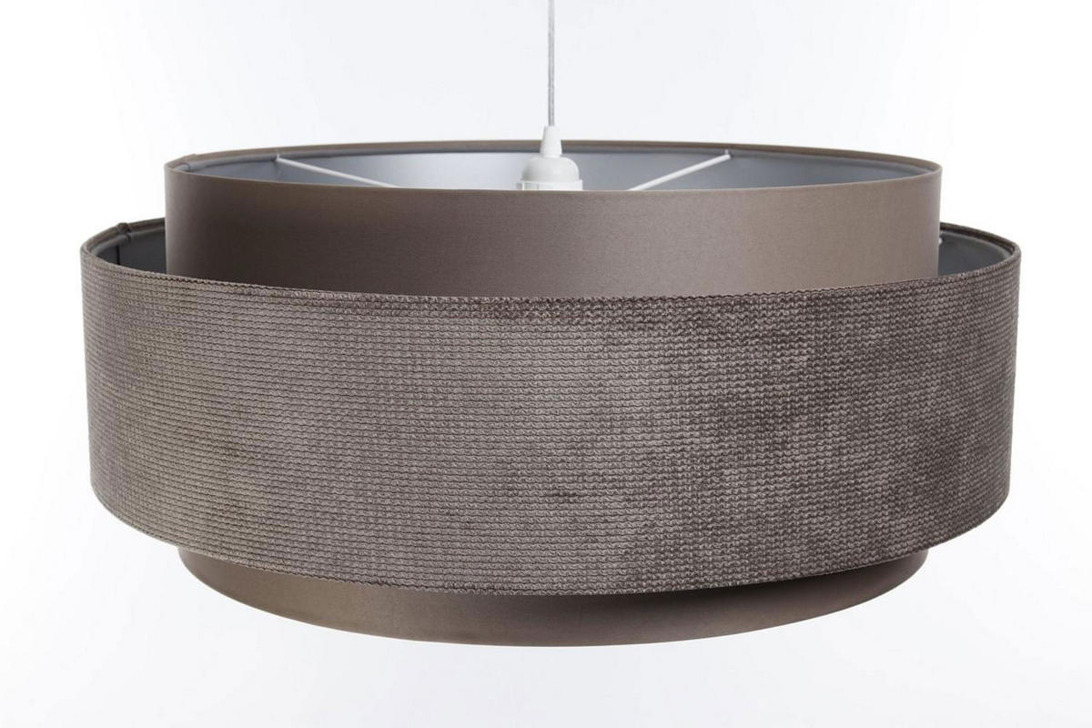 HÄNGELEUCHTE Grün 60/25 cm - Braun, Kunststoff (60/1.9/25cm) - ONZENO