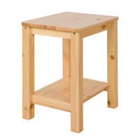 NACHTTISCH Kiefer natur 47/38/32 cm - Braun, Holz (38/47/32cm) - Homestyle4u