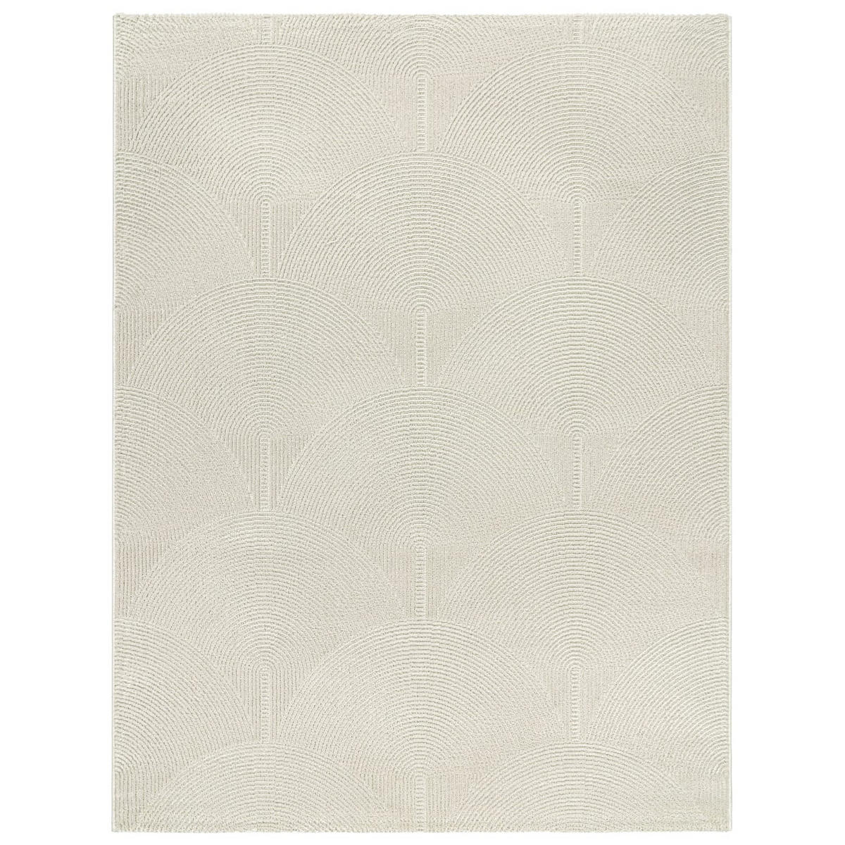 FLACHWEBETEPPICH Boho Creme 80 x 150 cm - Creme, Kunststoff (80/150cm) - TT Home