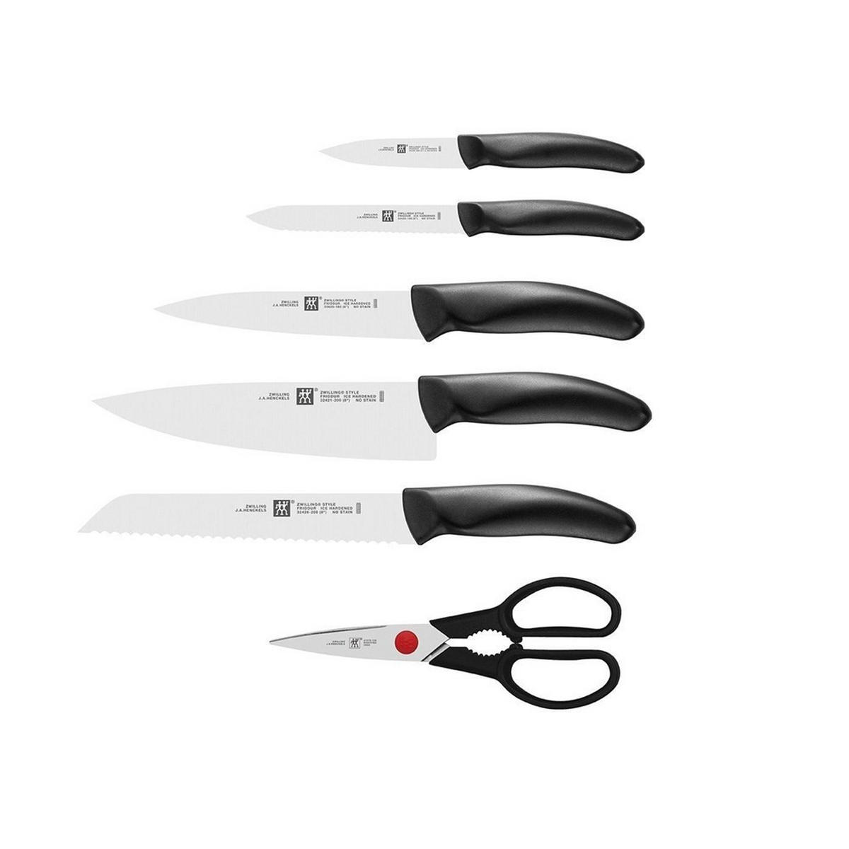 MESSERSET Silber 30/10/30 cm 1023660 - Silberfarben, Metall - Zwilling