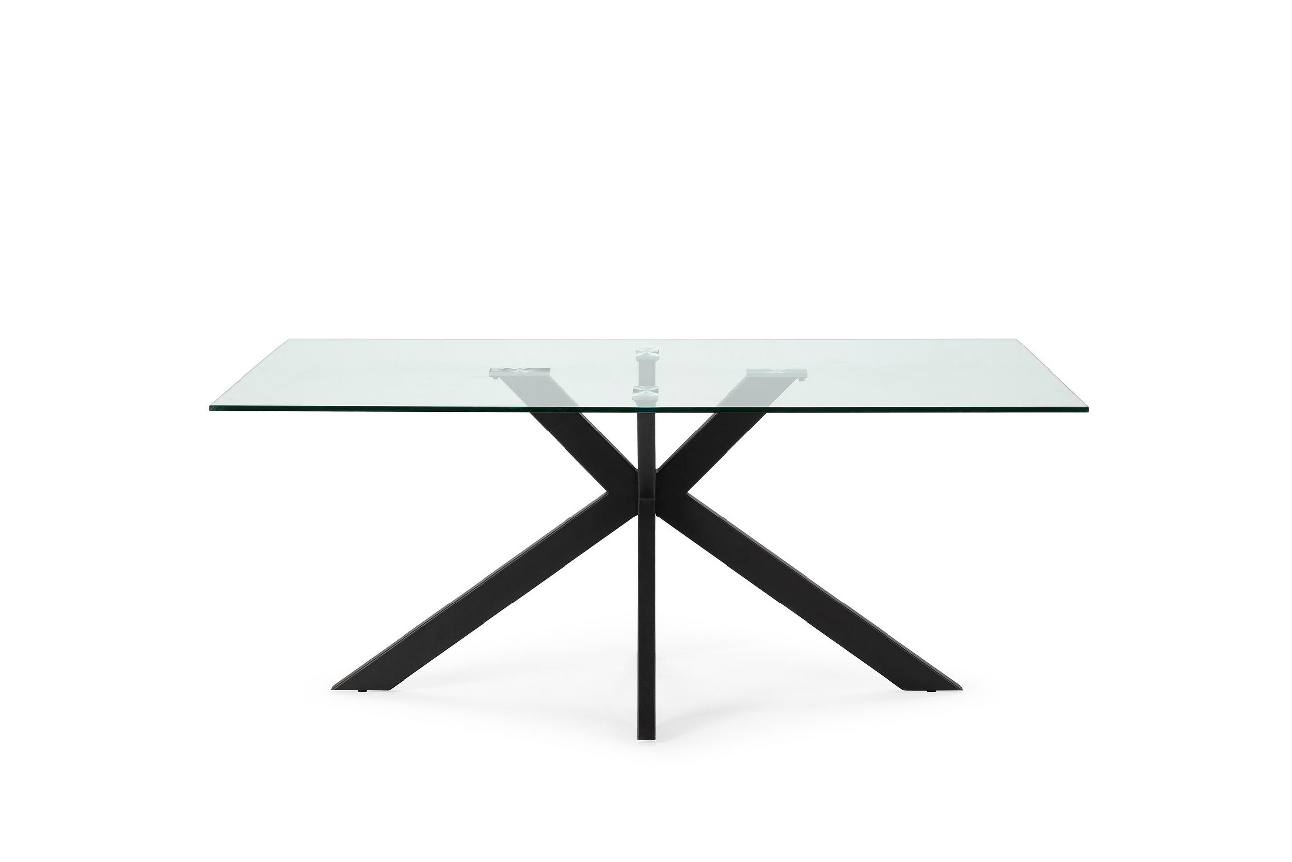 ESSTISCH Celia Schwarz 180/100/76 cm - Schwarz, Metall (180/100/76cm)