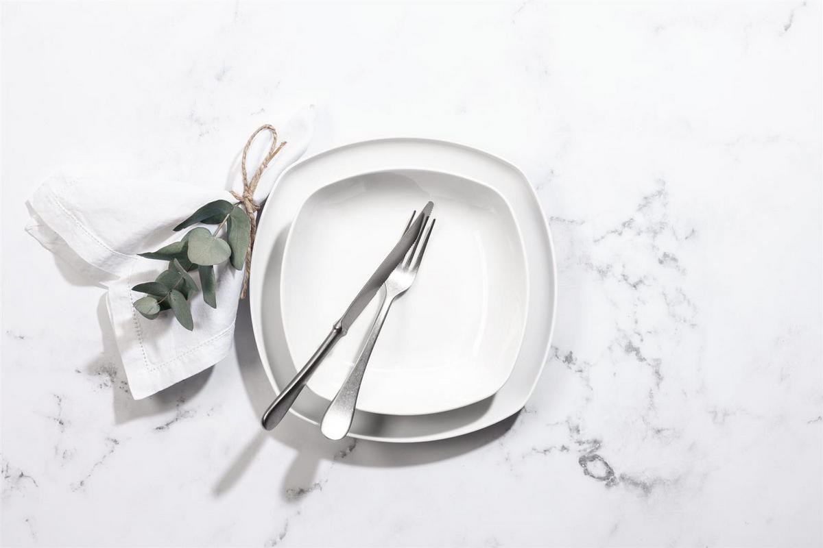 TAFELSERVICE Lido weiß 12er Set - Weiß, Keramik (2/2/2cm) - Seltmann Weiden