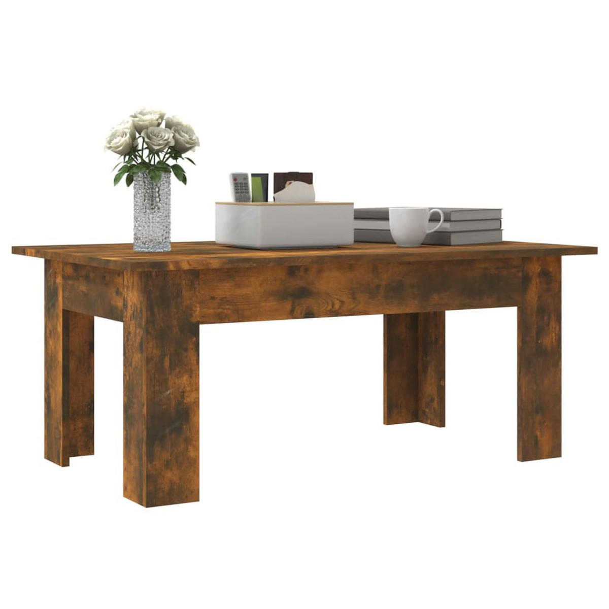 COUCHTISCH Räuchereiche 100x60x42 cm Holzwerkstoff - Mooreichefarben, Holzwerkstoff (60/100/42cm) - furnicato